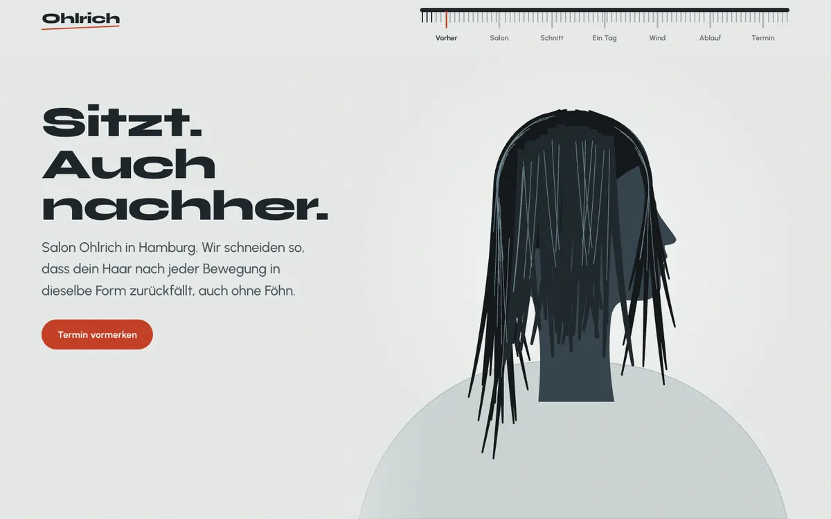 Startbild der Demo Salon Ohlrich