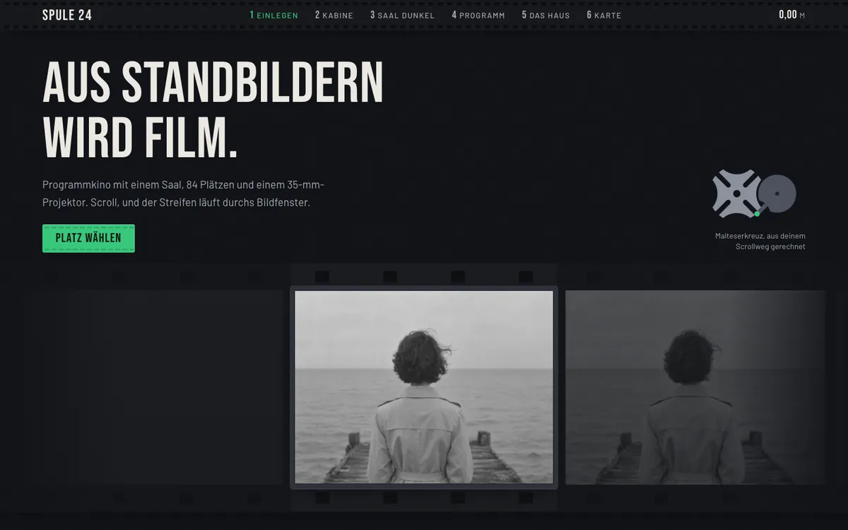 Startbild der Demo Spule 24